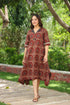 Women Geometric Printed Cotton Ethnic Dresses